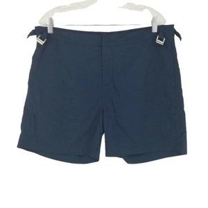 Bugatchi Solid Board Shorts In Deep Navy Size 36 NEW WITH TAGS